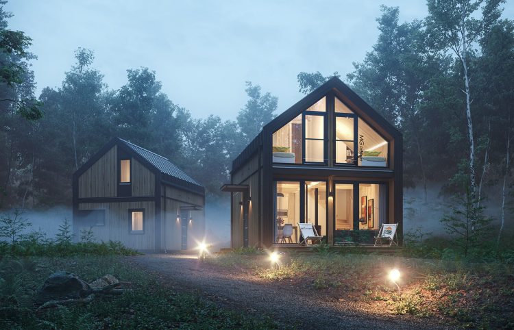 Modulový dom MG3 – exteriér 5